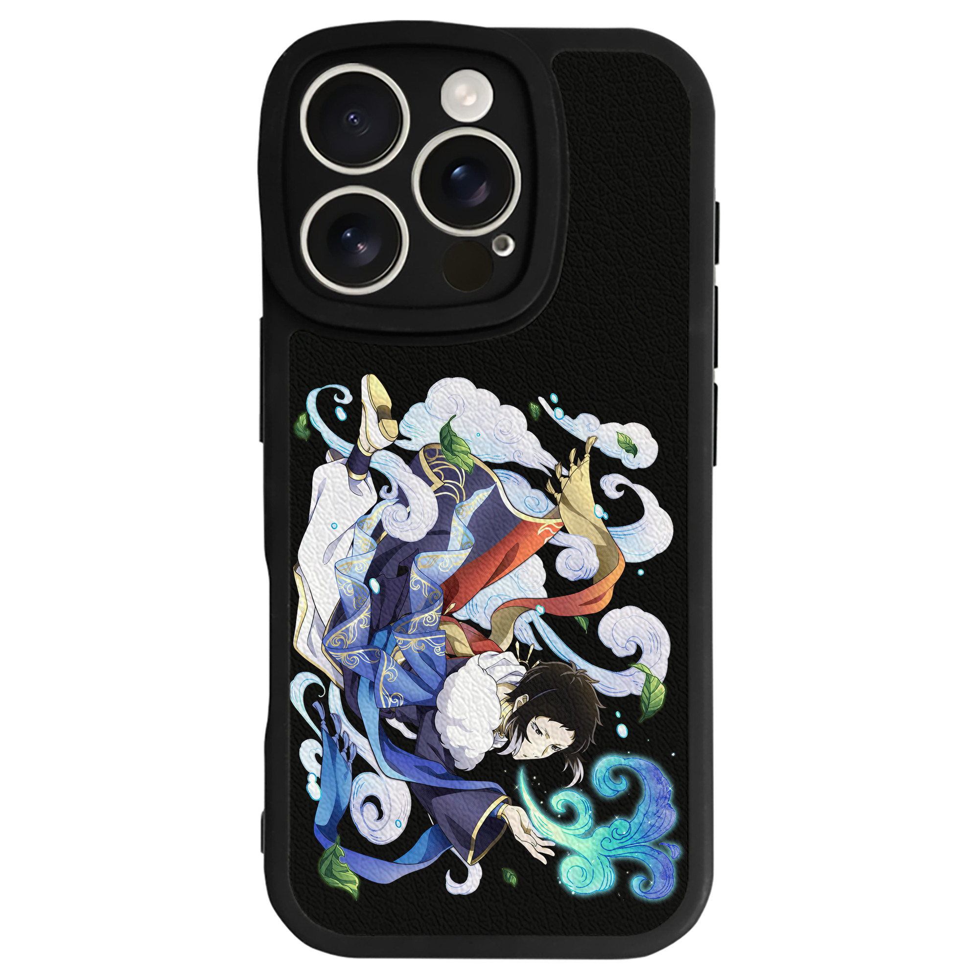 （画像用） 文豪ストレイドッグス Bungo Stray Dogs 【iPhone 16シリーズ対応】シリコンスマホケース（レザー調） 材質：シリコン